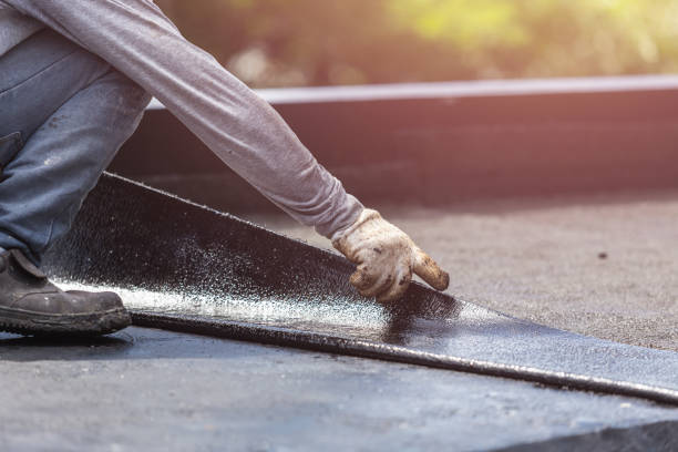 Professional Emergency Waterproofing technician working in Moorestown, NJ